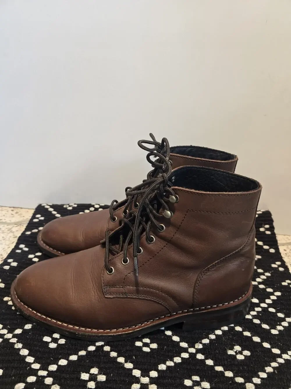 Thursday Everyday Boots Mens Size 9.5 Brown Dress Dressy Small Batch Handmade